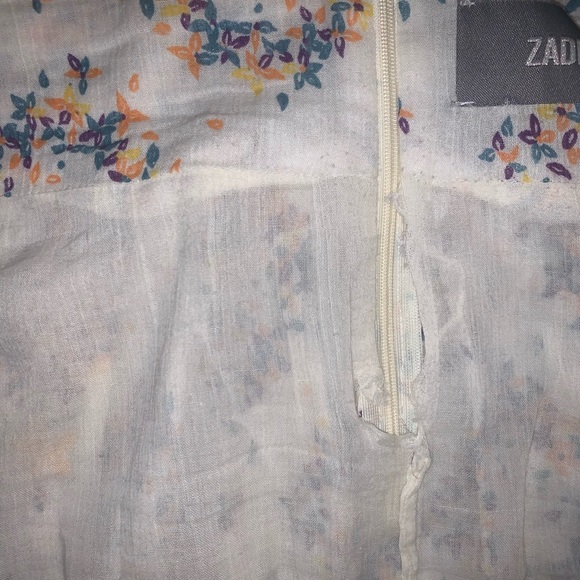 Zadig & Voltaire Violette Print Mini Skirt - Picture 5 of 6